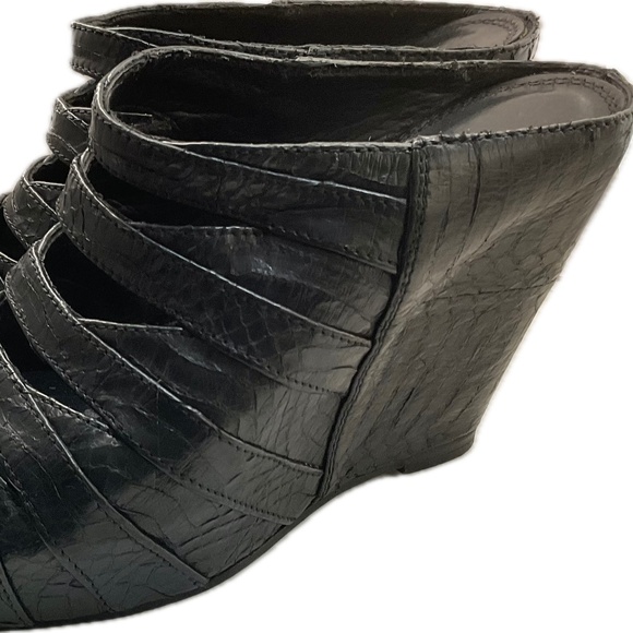Rick Owens Dust Snake Platform Heel Wedge Mules size 39 1/2" EU - Picture 7 of 12